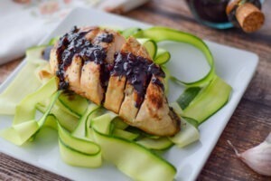 Grilled Chicken with Honey Garlic Balsamic Glaze