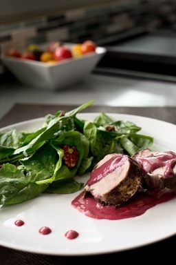 pork tenderloin with blackberry peppercorn sauce