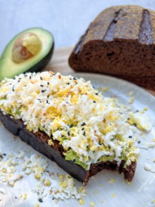 Avocado Toast with Hard Boiled Eggs