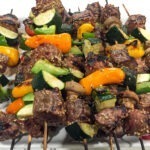 Sesame marinated steak kabob