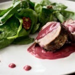 Easy Pork Tenderloin with blackberry peppercorn sauce