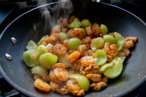 Shrimp and melon recipe